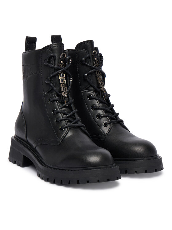 Pepe Jeans Черевики туристичні Pepe Jeans Stacy Play W PLS500022 Чорний