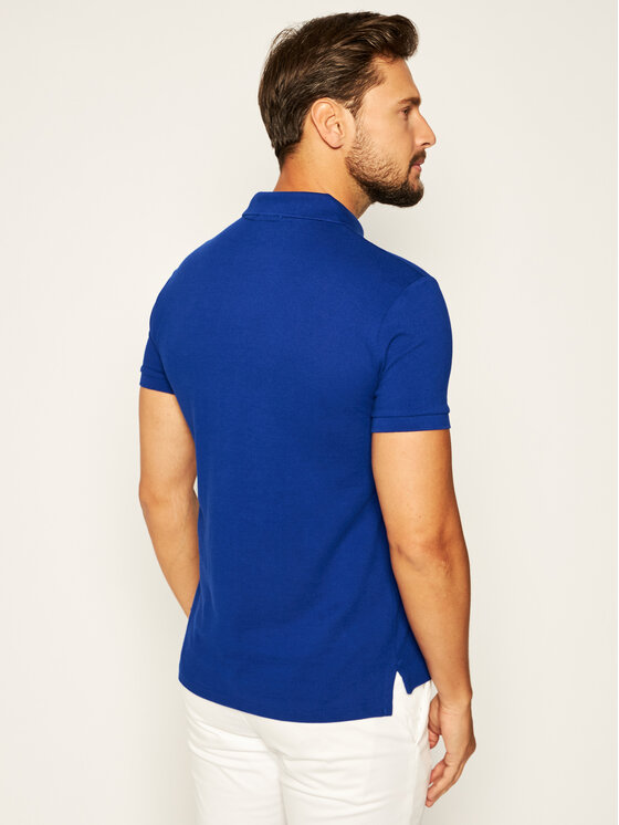 Polo Ralph Lauren Polo Ralph Lauren Polo majica Core Replen 710795080001 Modra Slim Fit