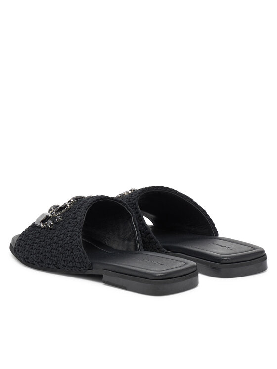 Inuikii Шльопанці Inuikii Classic Suede Velcro 70104-367 Чорний