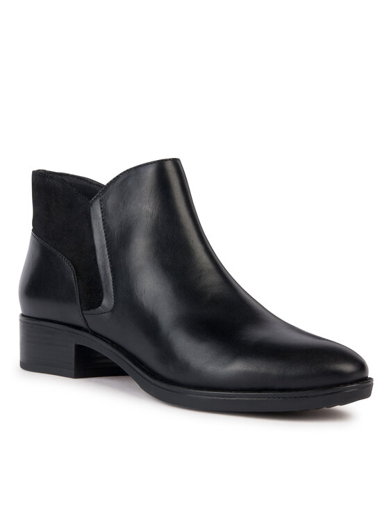 Geox Botine Geox D Felicity D36G1D 04322 C9999 Negru