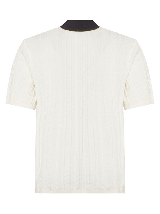 adidas adidas Polo KR9765 Blanco Loose Fit