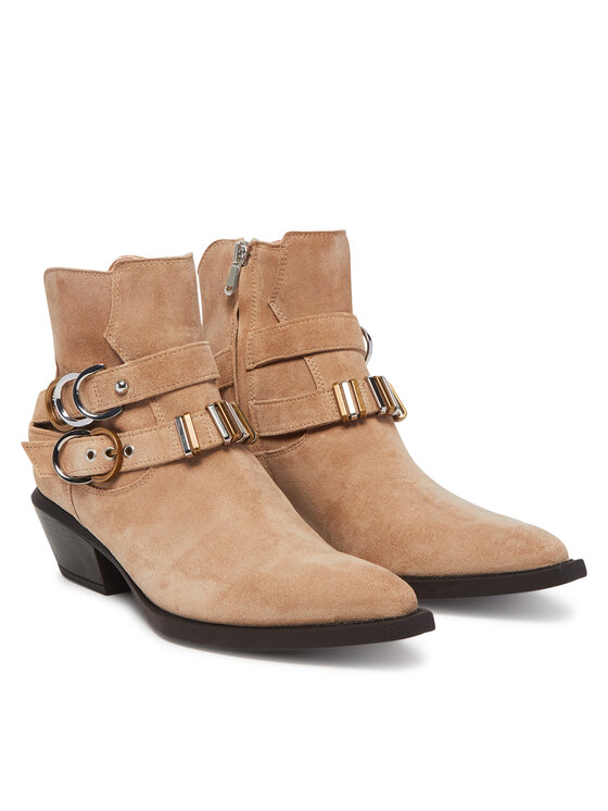 PINKO Ковбойські чоботи PINKO Tex 13 SD0343 P002 Бежевий