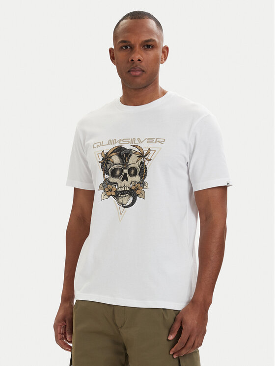 Quiksilver Quiksilver Camiseta Core Skull EQYZT08176 Blanco Regular Fit