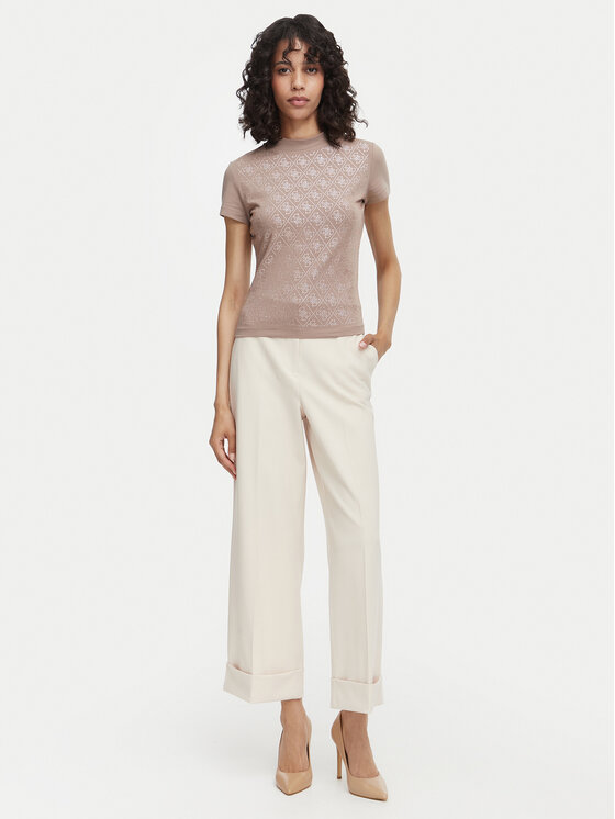 Guess Guess Camiseta W4BI26 J1314 Beige oscuro Regular Fit