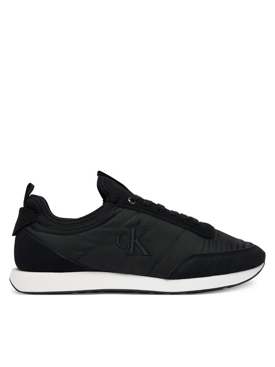 Calvin Klein Jeans Sneakers Calvin Klein Jeans Retro Runner Sock Laceup Mix YM0YM01414 Negru