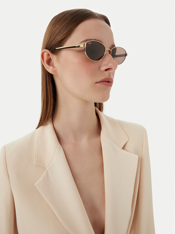 Ray-Ban Okulary przeciwsłoneczne Ray-Ban 0RB3774D Złoty