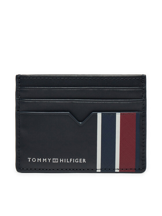 Tommy Hilfiger Etui pentru carduri Tommy Hilfiger Th Corp Cc Holder AM0AM12780 Bleumarin