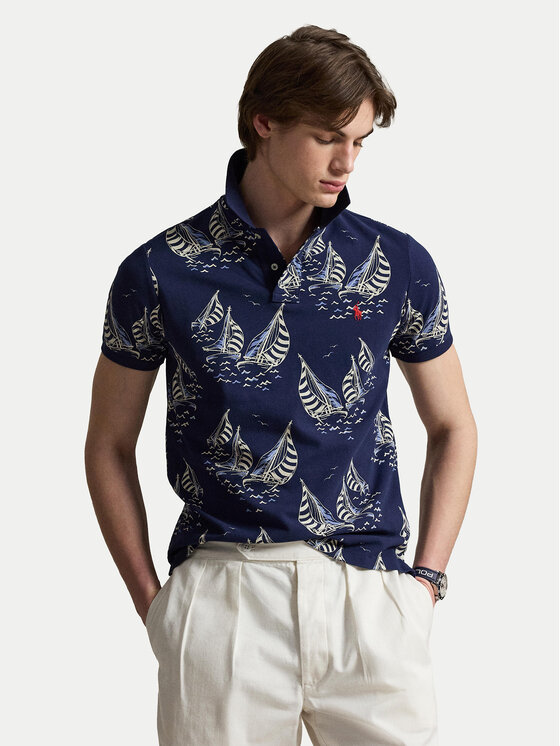 Polo Ralph Lauren Polo Ralph Lauren Polo 710B18828001 Azul marino Custom Slim Fit