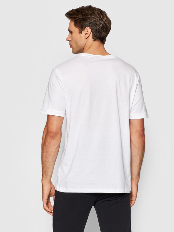 HUGO Hugo T-shirt Diragolino 212 50447978 Bianco Regular Fit