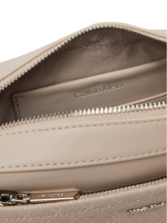 Calvin Klein Kabelka Calvin Klein Ck Must Aop Double Straps Camera LV04F3080G Béžová