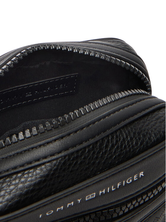 Tommy Hilfiger Brašna Tommy Hilfiger Th Monogram Mini Reporter AM0AM13836 Černá