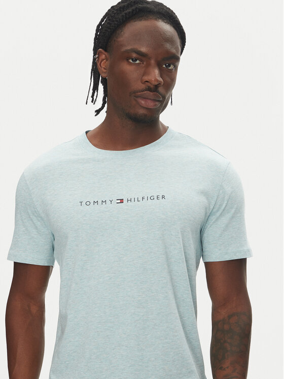 Tommy Hilfiger Tommy Hilfiger T-shirt UM0UM03525 Zelena Regular Fit