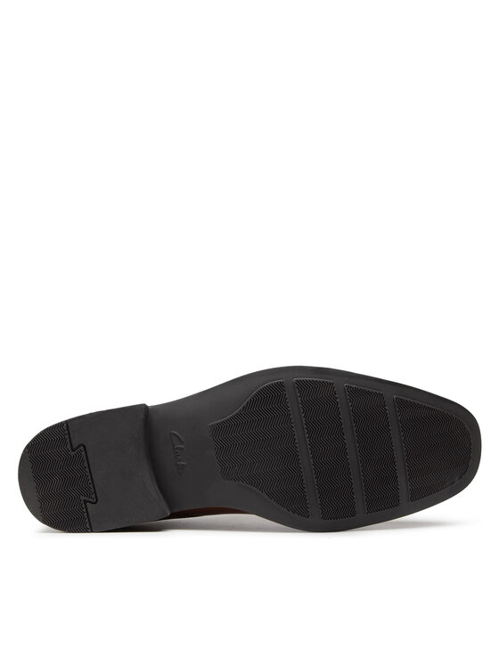 Clarks Туфлі Clarks Tilden Plain 261300977 Коричневий