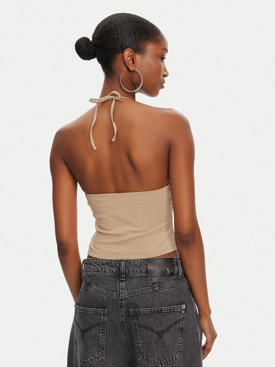 Juicy Couture Juicy Couture Топ Tied JCWCT125306 Бежевий Slim Fit