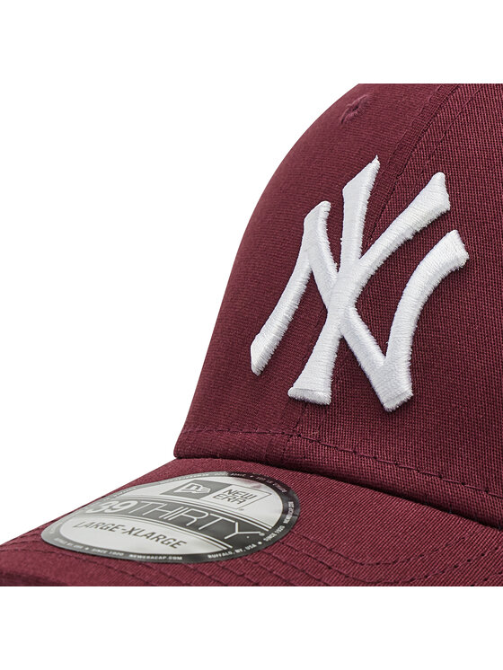 New Era Шапка с козирка New Era New York Yankees Essential Maroon 39Thirty 12523891 Бордо