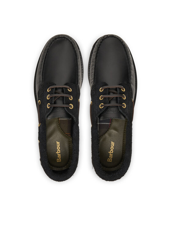 Barbour Mokasíny Barbour Deck Boat MFO0795BK51 Černá