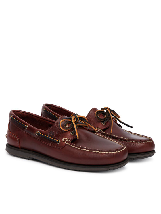 Timberland Мокасини Timberland Classic Boat 2 Eye TB0250452141 Бордовий