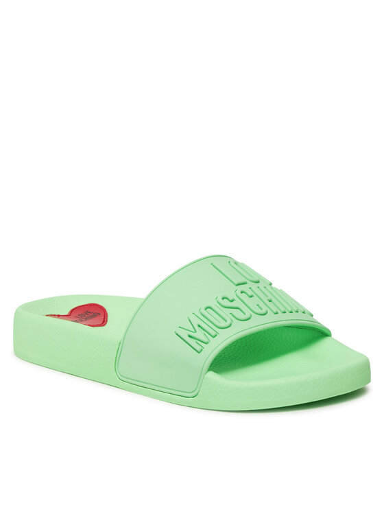 LOVE MOSCHINO Šľapky LOVE MOSCHINO JA28052G1II15802 Zelená