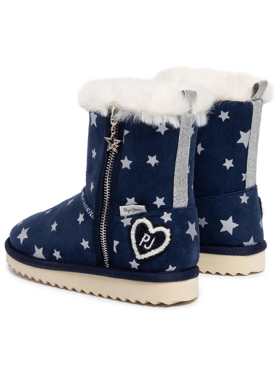 Pepe Jeans Μπότες Χιονιού Pepe Jeans Angel Print PGS50155 Σκούρο μπλε