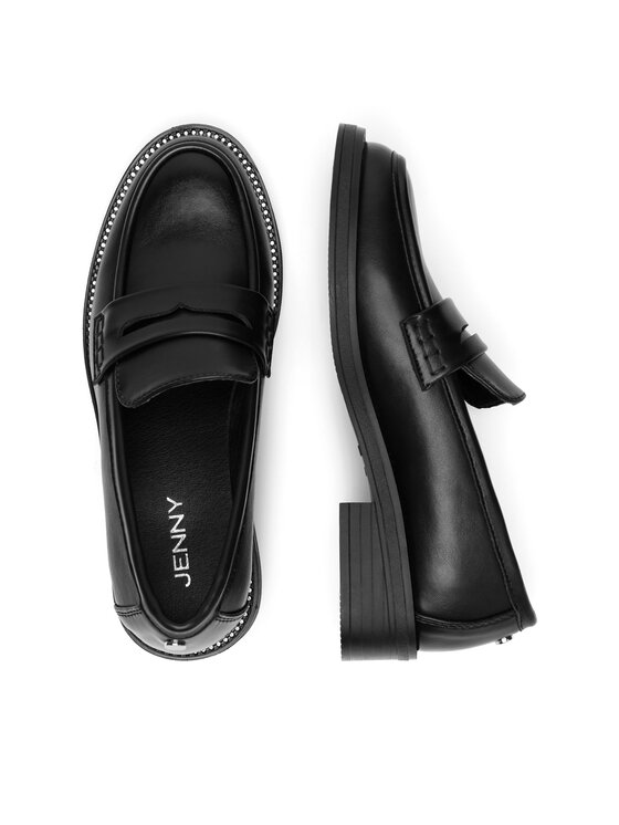 JENNY Mokasíny JENNY HY23396-1 Čierna