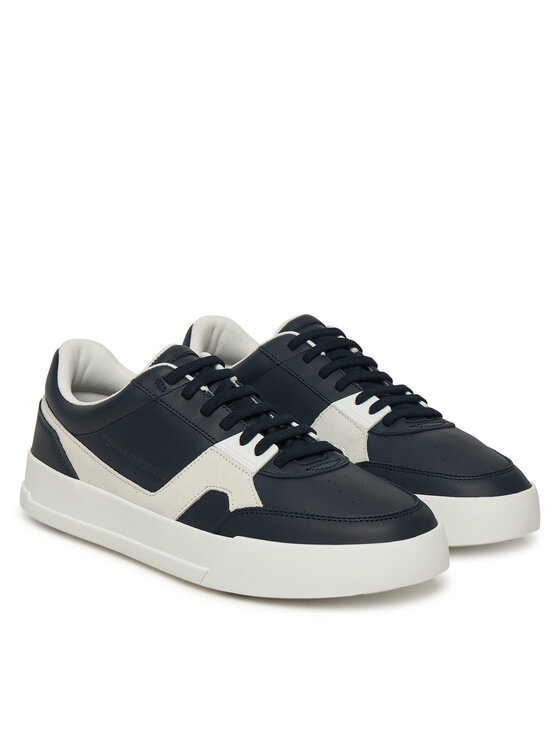 Tommy Hilfiger Tenisice Tommy Hilfiger Th Court Craft Mix FM0FM05654 Tamnoplava