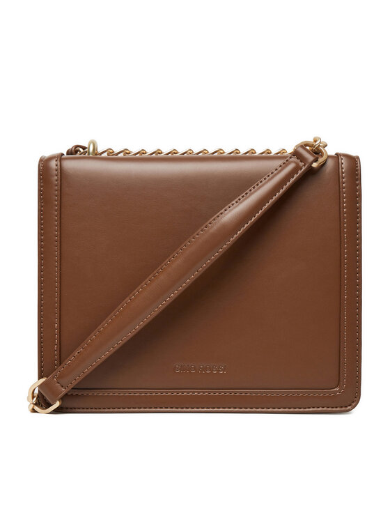 GINO ROSSI Kabelka Gino Rossi CEO-PEARLA-KQ43 Hnedá