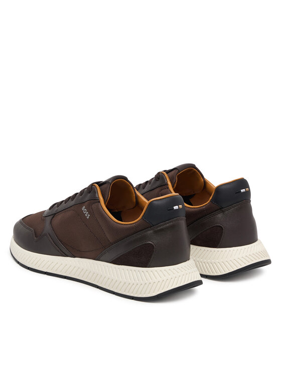 BOSS Sneakersy BOSS Titanium 50568757 Hnědá