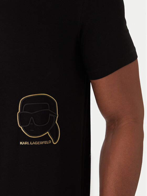 KARL LAGERFELD KARL LAGERFELD Camiseta 755035 561235 Negro Regular Fit