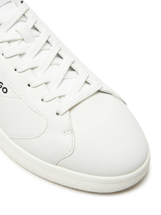 HUGO Sneakersy Hugo Riven Tenn punyl 50523439 Biela