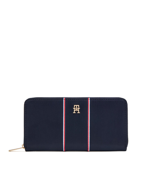 Tommy Hilfiger Πορτοφόλι Tommy Hilfiger Th Icon Lrg Za Nylon Corp AW0AW17954 Σκούρο μπλε