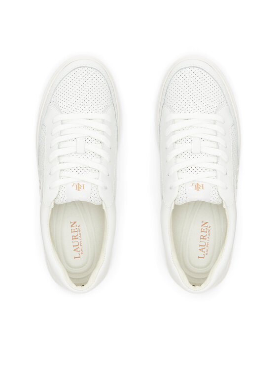 LAUREN RALPH LAUREN Laisvalaikio batai LAUREN RALPH LAUREN Hailey Low-Top Lace-Up 802951391001 Balta