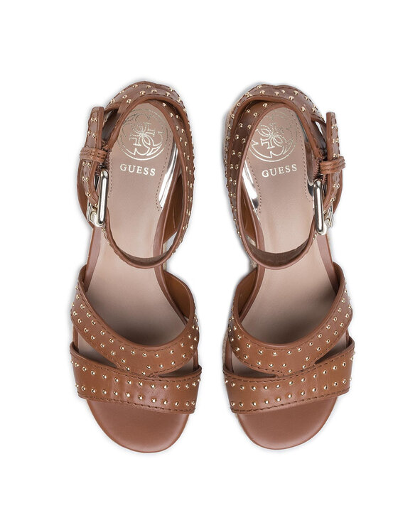 Guess Espadrilės Guess Latanye FL6LAE LEA04 Ruda