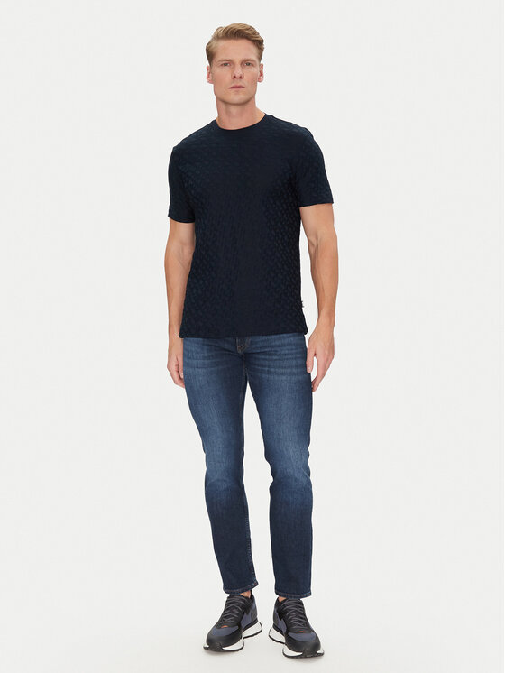 BOSS BOSS Футболка H-Thompson 80 50537131 Cиній Regular Fit