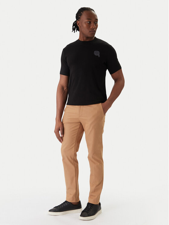 KARL LAGERFELD KARL LAGERFELD Camiseta 755023 561235 Negro Regular Fit