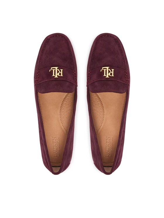 LAUREN RALPH LAUREN Mokasini LAUREN RALPH LAUREN Barnsbury 802821629037 Bordo rdeča