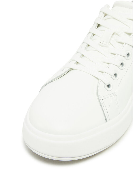 Calvin Klein Сникърси Calvin Klein Cupsole Lace Up - Suede Bt HW0HW02404 Бял