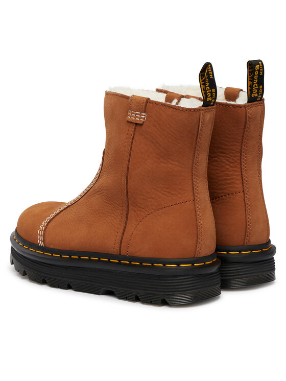 Dr. Martens Боти Dr. Martens ZEBZAG RIGGER BOOT WARM LINED DM42023200 Кафяв