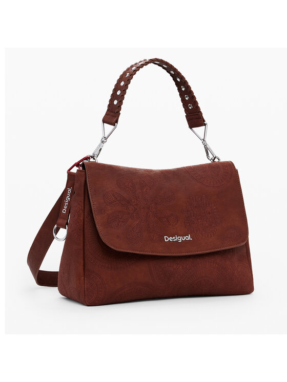 Desigual Дамска чанта Desigual 25SAXPA8 Кафяв