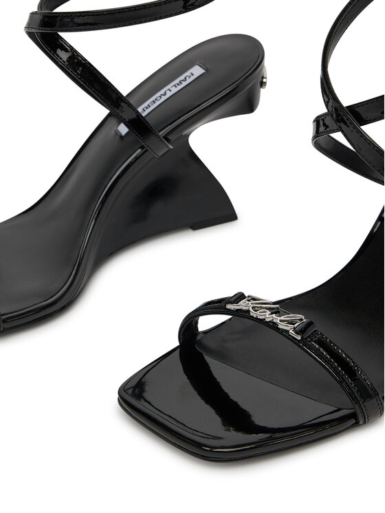 KARL LAGERFELD Босоніжки KARL LAGERFELD Waverly KL34612 Чорний