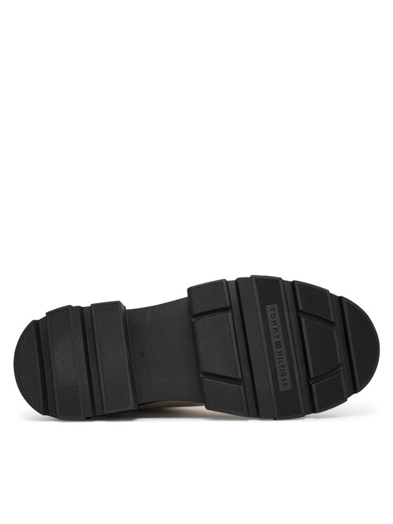 Tommy Hilfiger Kotníková obuv s elastickým prvkem Tommy Hilfiger Shiny FW0FW09042 Béžová