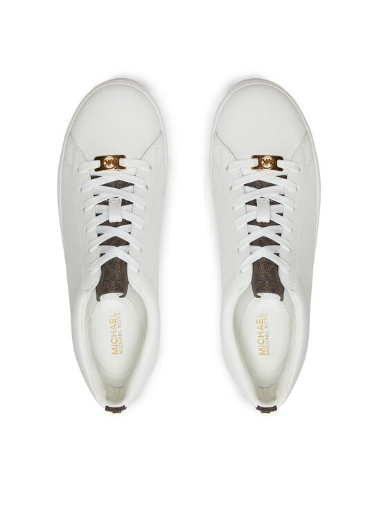MICHAEL Michael Kors Снікерcи MICHAEL Michael Kors Keaton Lace Up 43R4KTFS2L Білий