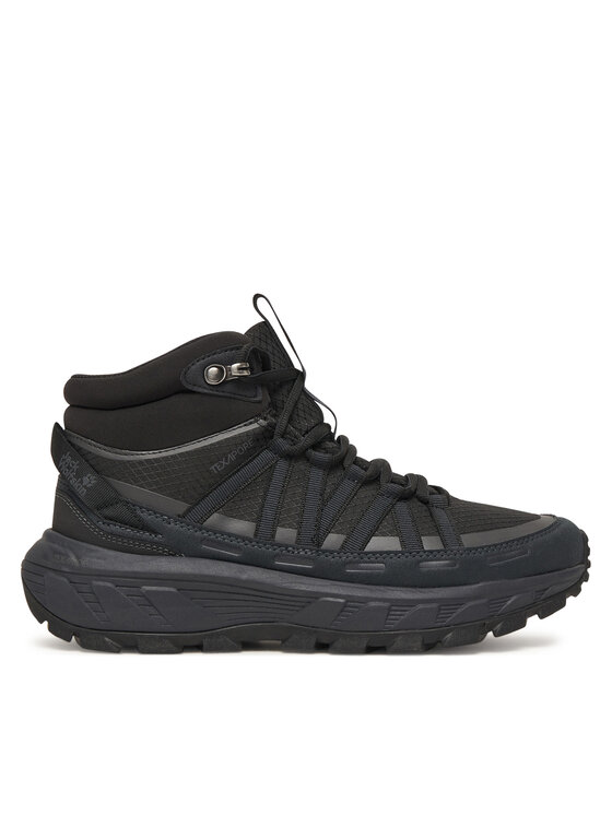 Jack Wolfskin Трекінгові черевики Jack Wolfskin Wild Hike Texapore Mid W Чорний