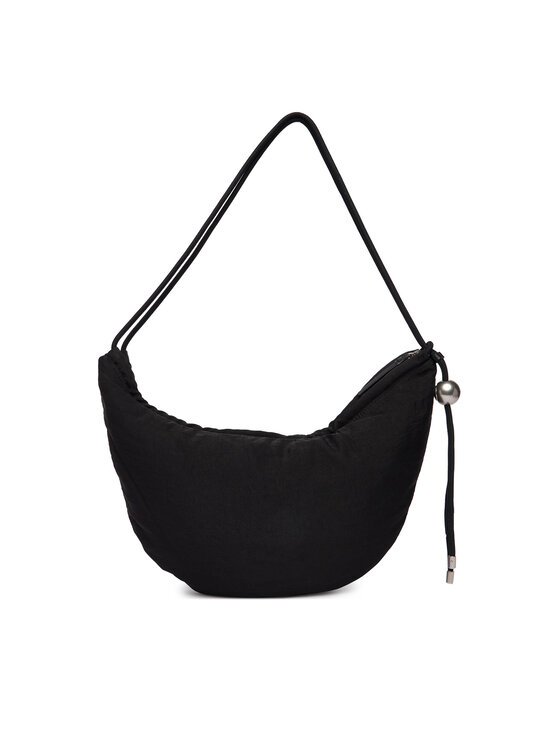 Calvin Klein Soma Calvin Klein Nylon Cord Small Hobo Bag LV04F3382G Melns