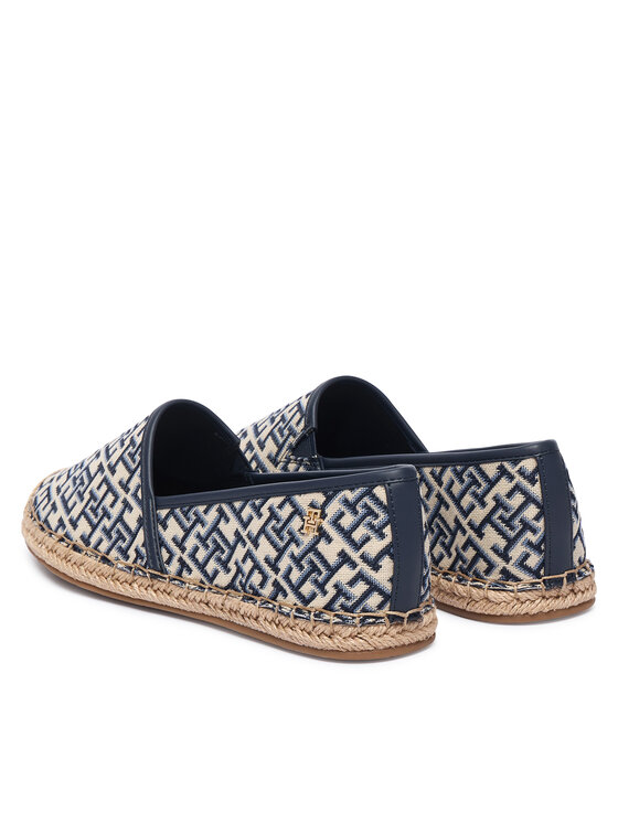 Tommy Hilfiger Espadrilles Tommy Hilfiger Th Monogram Jacquard FW0FW09501 Barna