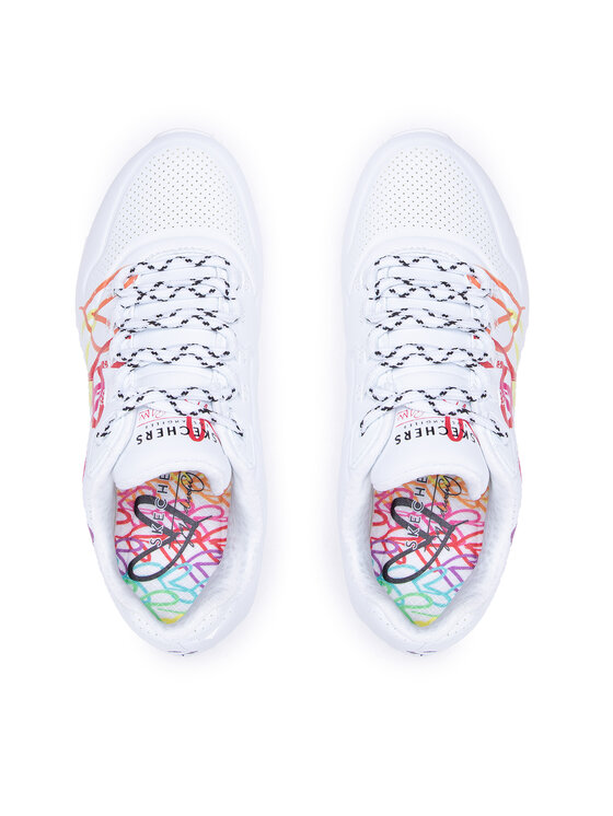 Skechers Снікерcи Skechers Uno 2 Floating Love 155521/WHT Білий