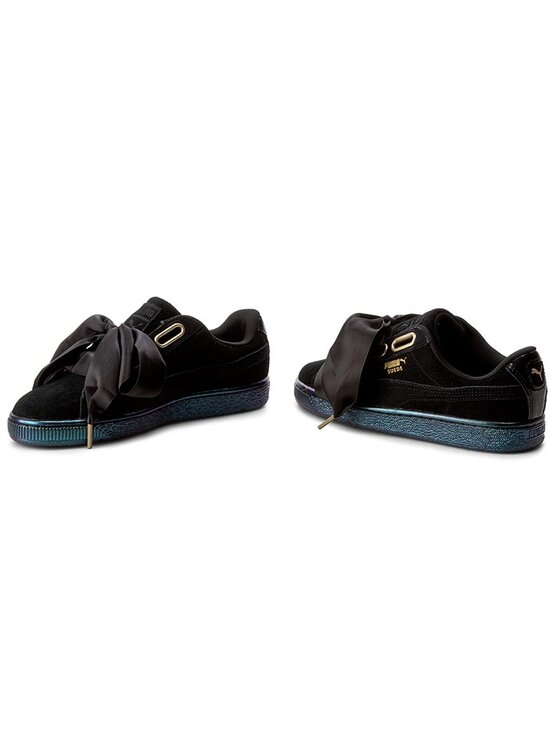 Puma Сникърси Puma Suede Heart Satin Wn's 362714 03 Черен