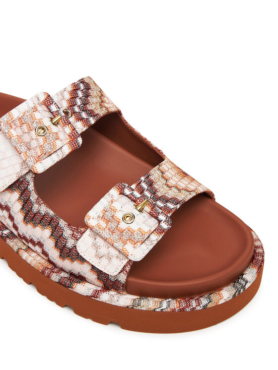 M Missoni Шльопанці M Missoni Clea MWF111_064 Коричневий