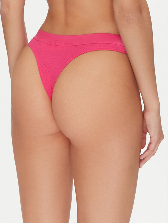 HUGO HUGO Стрінги Thong Rib 50496809 Рожевий