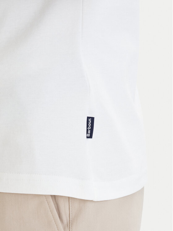 Barbour Barbour Polo Premium CorpatchMML1496WH11 Blanco Tailored Fit