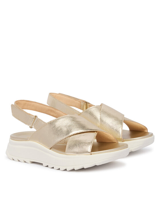 Clarks Босоніжки Clarks DashLite Wish 26185882 Золотий